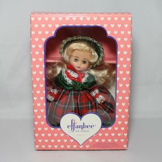 Effanbee 1995 Annual Christmas Doll Mv247,  8 " W/ Box