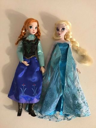 Disney Frozen Princess Dolls Jointed Anna & Elsa Articulated