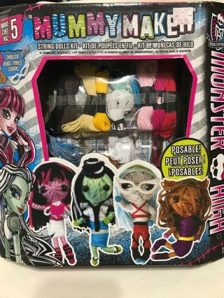 Monster High Mummy Maker String Dolls Kit