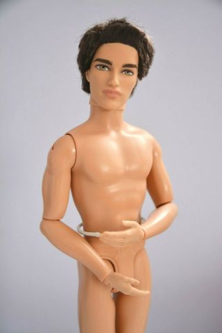 Ryan Doll Ken Fashionistas Articulated Arms Rooted Hair Brunette Barbie Friend