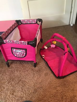 Graco Just Like Mom Matching Pack N’ Play,  And Floor Mat