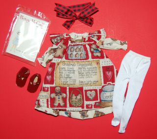 Tonner Betsy Mccall Doll Holiday Making Gingerbread Outfit Style 006