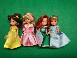 Disney Princess Kelly Barbie Dolls Cinderella Sleeping Beauty Belle Ariel