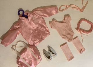 Magic Attic Dolls Ballet & Dance Outfits Heather At The Barre Satin Jacket Bag,