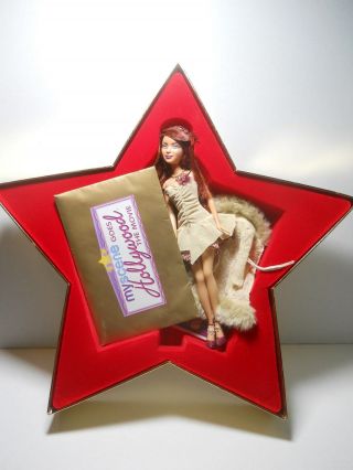 2005 Mattel My Scene Goes Hollywood Lindsay Lohan Barbie Doll W/ Star Box W/dvd