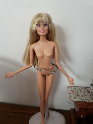 The Look Barbie Doll Urban Jungle Articulated Jointed Body Model Nude Bang Blond