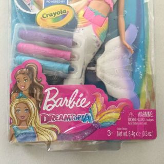Barbie Dreamtopia Crayola Color Magic Mermaid Doll 3