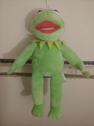 Htf 21” Build A Bear Workshop Disney Muppets Kermit The Frog Hand Puppet Vguc