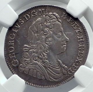 1714 Great Britain Uk King George I Silver Jeton Medal W Unicorn Ngc I81188