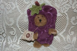 Boyds Bear Wilby Beardeaux With Tag