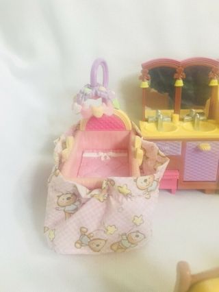 Fisher Price Loving Family doll house furniture 2006 2007 Changing table shower 2
