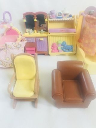 Fisher Price Loving Family doll house furniture 2006 2007 Changing table shower 3