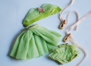 Vintage 8 " Betsy Mccall B - 39 Lime Green Ballerina Ensemble