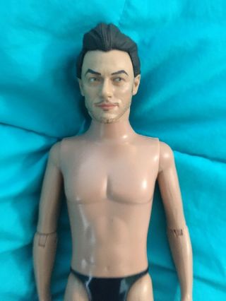 Disney Store Live Action Beauty And The Beast Gaston Nude Doll Molded Hair