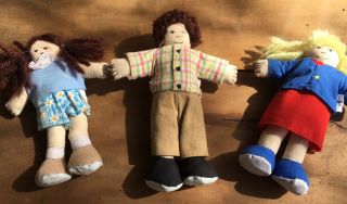 Lakeshore Miniature Dolls For Dollhouse Set If 3