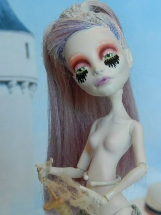 Ooak Art Doll,  Bjd W/11 Posable Joints,  Monster High,  Fashion,  Mattel,  Barbie,