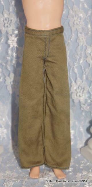 Ken Doll Friends Silkstone Dolls Olive Green Casual Fashion Fever Pants 2005