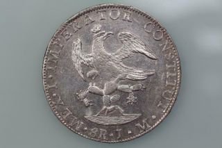 Mexico 8 Reales Coin 1822 Mo Jm Km 310 Extremely Fine