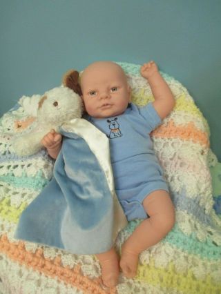 Adorable Lifelike Vinyl And Cloth Baby Doll By Cititoy For Reborn,  Cuddle