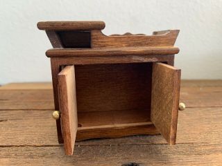 Dollhouse Furniture Wood Dry Sink Concord Miniature Vintage Farmhouse Colonial 3