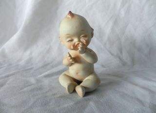 Lego Japan Kewpie Doll Crying Baby Figurine Porcelain Bisque