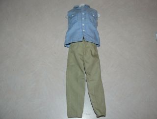 Franklin Khaki Shirt And Pants For A 16 Inch Fm Vinyl Princess Diana Doll