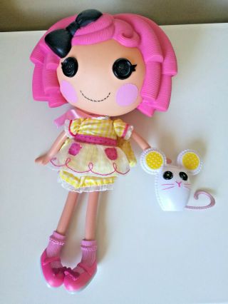 Crumbs Sugar Cookie Lalaloopsy Full Size 12 " Doll With Pet Mouse