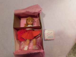 Vintage Madame Alexander Miniature Showcase Doll W/box.  Cheerleader 304