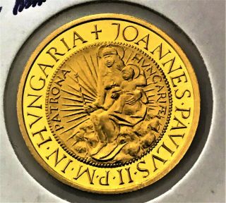 1991 BP.  Hungary 10 000 Forint Proof Gold coin 6.  982g 3