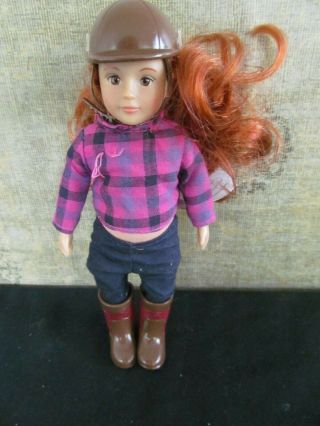 6 Inch Mini Red Hair Lori Doll Equestrian Horse Girl Our Generation Battat