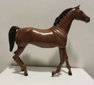 Vintage Mattel Barbie Dancer Jointed Horse Figure 1970