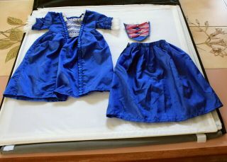 American Girl Retired Felicity Holiday Christmas Gown & Stomacher First Version