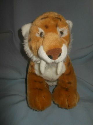 Build A Bear Saber Tooth Tiger 14 " Sitting