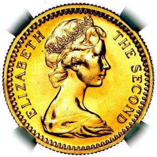 1966 Queen Elizabeth Ii Rhodesia Gold Proof Ten Shillings 10s Coin Ngc Pf67