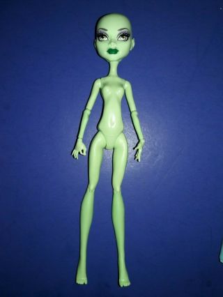 Monster High Create A Monster Witch Girl Green Nude Doll