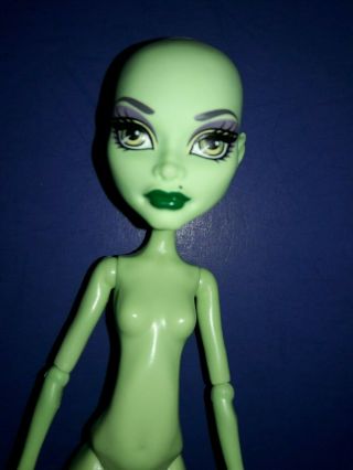 Monster High Create A Monster Witch Girl Green Nude Doll 2