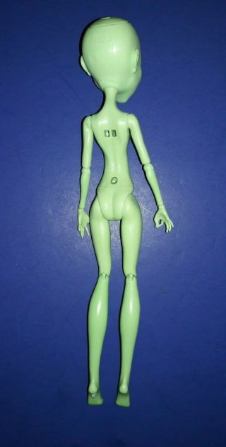 Monster High Create A Monster Witch Girl Green Nude Doll 3