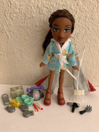 Mga Lil Bratz Girlz Girl Mini Sasha Doll 41/2 Inches Extra Clothes & Accessories
