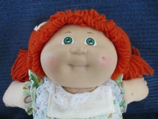 Cabbage patch doll with papers cowgirl hat boots socks red hair Allis Bunni star 2