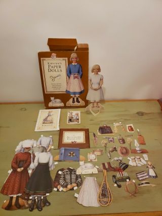 American Girls Pastimes Kirstens Paper Dolls By Pleasant Company 1994