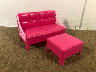 Barbie Dream House 2013 Replacement Parts Couch And Ottoman Set