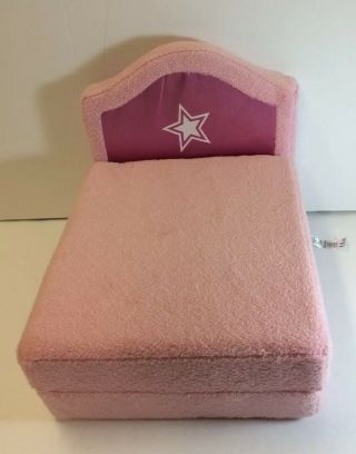 American Girl Pink Fold Out Bed - Retired