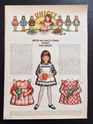 Betsy Mccall Mag.  Paper Doll,  Betsy Mccall 