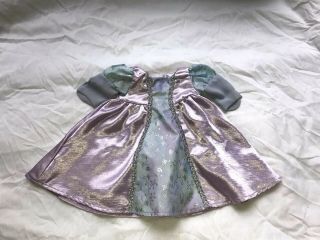 American Girl Bitty Baby Retired Twins Royal Rules Outfit Princess Dress Only
