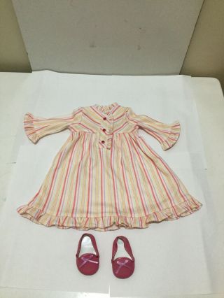 American Girl Doll Kit Striped Nightie Nightgown