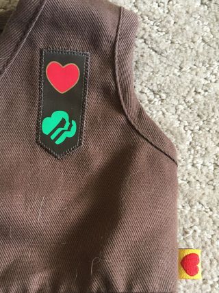 ❤️Build a Bear Girl Scouts GSA Brownie Uniform Clothes Outfit BABW EUC 2 Piece 2