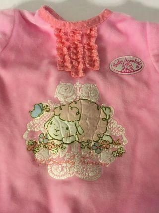 Zapf Creation Doll Clothes Baby Annabell Pink Velour Sleeper