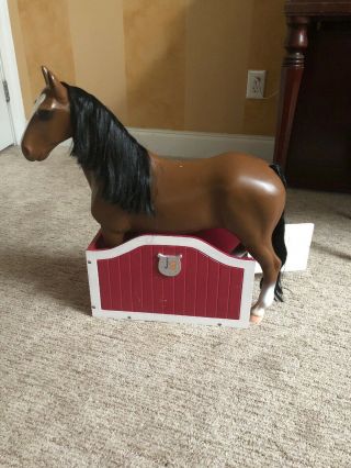 Our Generation American Paint Horse For 18 Inch Dolls With Accessories