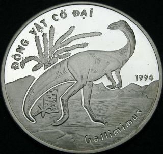 Vietnam 100 Dong 1994 Proof - Silver - Gallimimus - 675 ¤