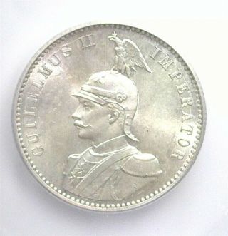 German East Africa 1904 - A Silver 1/2 Rupie Icg Ms63 Km 9 Scarce